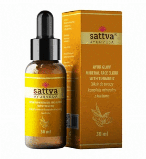 SERUM ELIKSIR DO TWARZY KOMPLEKS MINERALNY Z KURKUMĄ 30 ml - SATTVA (AYURVEDA) (1 szt.)
