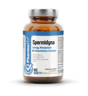 SPERMIDYNA ENERGY METABOLISM & ANTIOXIDATION COMPLEX 60 KAPSUŁEK - PHARMOVIT (CLEAN LABEL) (1 szt.)