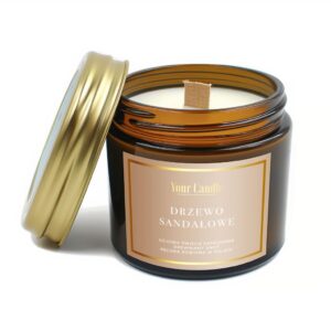 ŚWIECA SOJOWA ZAPACHOWA DRZEWO SANDAŁOWE 120 ml - YOUR CANDLE (1 szt.)