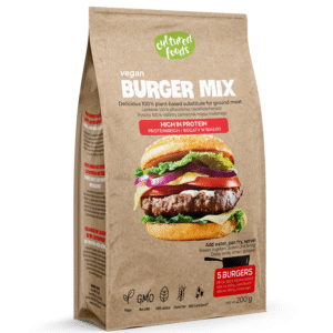 ZAMIENNIK MIĘSA MIELONEGO NA BURGERY BEZGLUTENOWY 200 g - CULTURED FOODS (1 szt.)