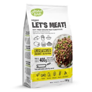 ZAMIENNIK MIĘSA MIELONEGO BEZ PRZYPRAW BEZGLUTENOWY 150 g - CULTURED FOODS (1 szt.)