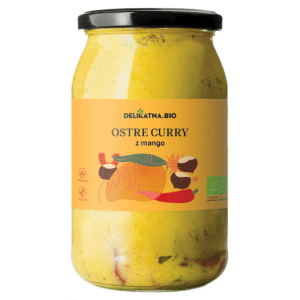 CURRY OSTRE Z MANGO I KASZTANAMI BIO 900 ml - DELIKATNA (1 szt.)