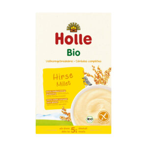 KASZKA JAGLANA PEŁNOZIARNISTA BEZ DODATKU CUKRÓW BEZGLUTENOWA OD 5 MIESIĄCA BIO 250 g - HOLLE (2 szt.)