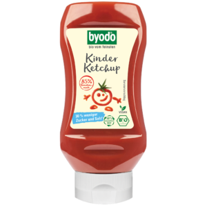 KETCHUP DLA DZIECI BEZGLUTENOWY BIO 300 ml - BYODO (2 szt.)