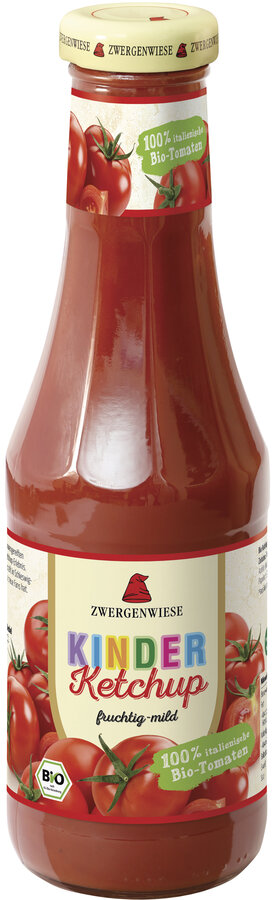 KETCHUP DLA DZIECI BEZGLUTENOWY BIO 500 ml - ZWERGENWIESE (2 szt.)