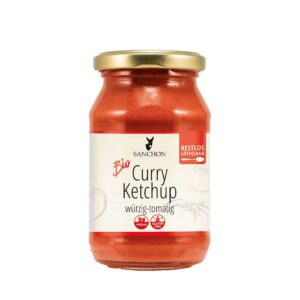 KETCHUP CURRY BEZGLUTENOWY BIO 250 ml - SANCHON (2 szt.)
