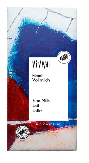 CZEKOLADA MLECZNA BIO 80 g - VIVANI (3 szt.)
