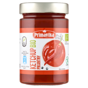 KETCHUP PIKANTNY BEZGLUTENOWY BIO 315 g - PRIMAVIKA (2 szt.)