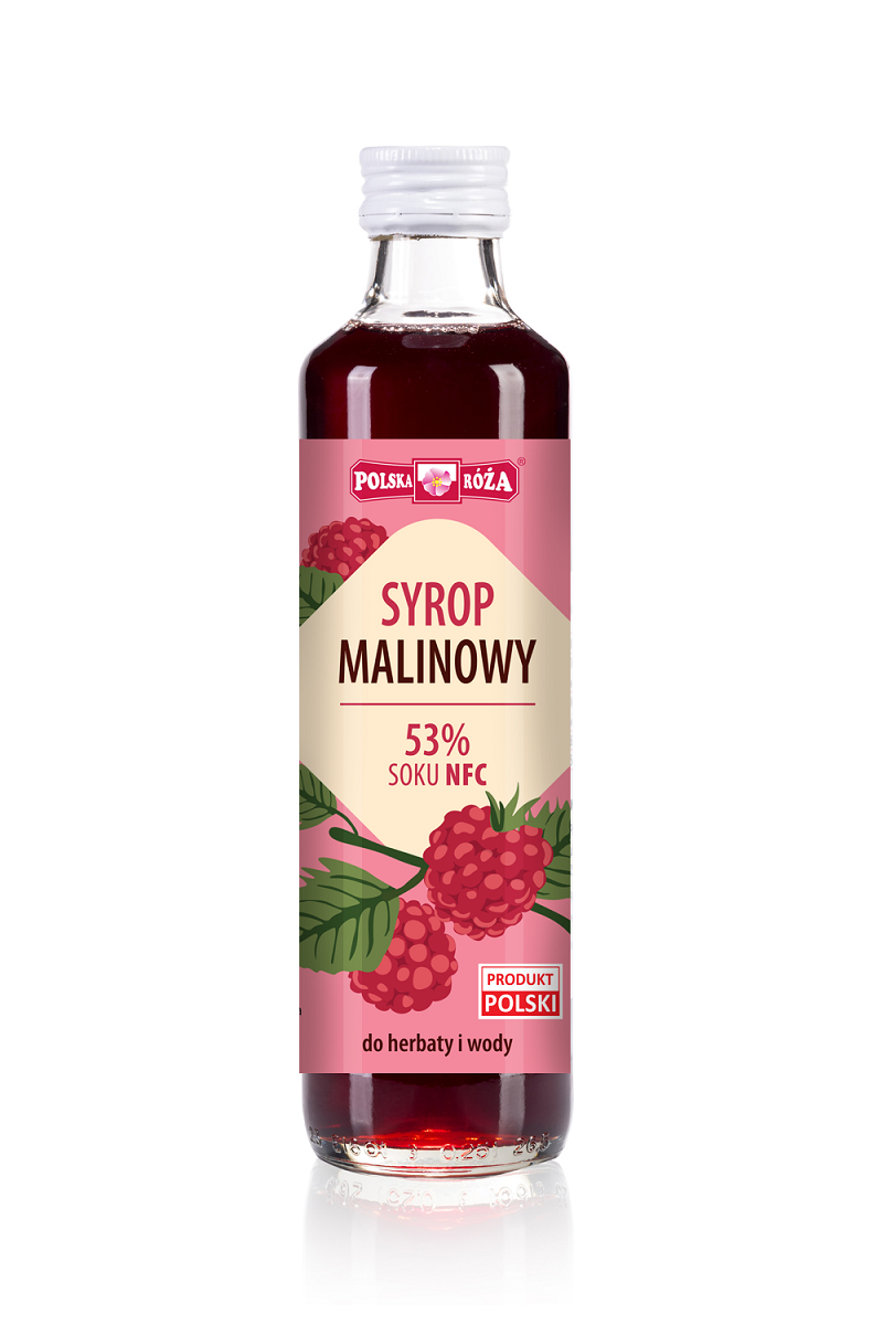 SYROP MALINOWY 250 ml - POLSKA RÓŻA (2 szt.)