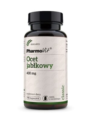 OCET JABŁKOWY (400 mg) BEZGLUTENOWY 90 KAPSUŁEK - PHARMOVIT (CLASSIC) (1 szt.)