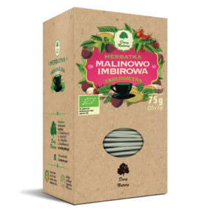 HERBATKA MALINOWO - IMBIROWA BIO (25 x 3 g) 75 g - DARY NATURY (1 szt.)