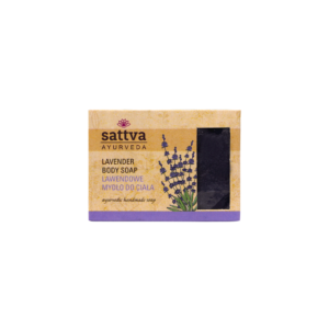 MYDŁO W KOSTCE DO CIAŁA LAWENDA 125 g - SATTVA (AYURVEDA) (3 szt.)