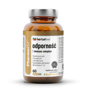 KAPSUŁKI NA ODPORNOŚĆ (IMMUNO COMPLEX) BEZGLUTENOWE 60 szt. - PHARMOVIT (HERBALLINE) (1 szt.)