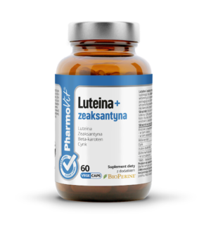 LUTEINA + ZEAKSANTYNA BEZGLUTENOWA 60 KAPSUŁEK - PHARMOVIT (CLEAN LABEL) (1 szt.)