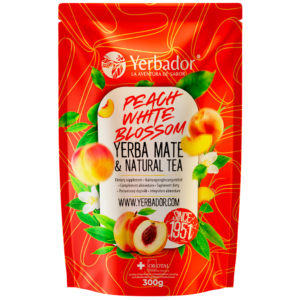 YERBA MATE PEACH WHITE BLOSSOM 300 g - YERBADOR (1 szt.)
