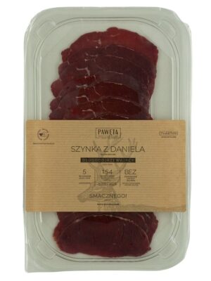 SZYNKA Z DANIELA DOJRZEWAJĄCA PLASTRY BEZGLUTENOWA 65 g - PAWĘTA (1 szt.)
