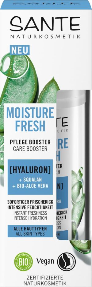 KREM - BOOSTER DO TWARZY NAWILŻAJĄCY Z KWASEM HIALURONOWYM, SKWALANEM I ALOESEM ECO 50 ml - SANTE (1 szt.)