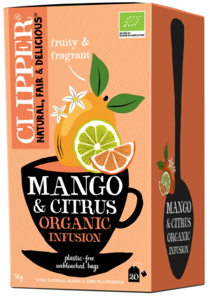 HERBATKA O SMAKU MANGO I OWOCÓW CYTRUSOWYCH BIO (20 x 1,8 g) 36 g - CLIPPER (2 szt.)