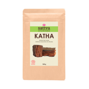 MASECZKA ZIOŁOWA DO WŁOSÓW KATHA ECO 100 g - SATTVA (AYURVEDA) (1 szt.)