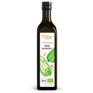 OLEJ SEZAMOWY TŁOCZONY NA ZIMNO BIO 500 ml - BATOM (1 szt.)