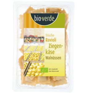 RAVIOLI ŚWIEŻE Z KOZIM SEREM I ORZECHAMI WŁOSKIMI BIO 250 g - BIO-VERDE (1 szt.)