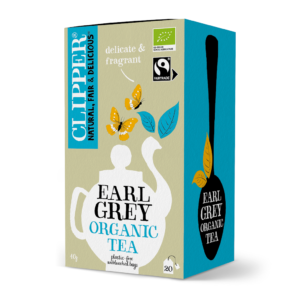 HERBATA CZARNA EARL GREY FAIR TRADE BIO (20 x 2 g) 40 g - CLIPPER (4 szt.)