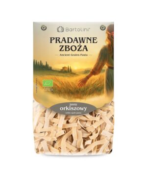 MAKARON (ORKISZOWY) WSTĄŻKI BIO 250 g - BARTOLINI (PRADAWNE ZBOŻA) (4 szt.)