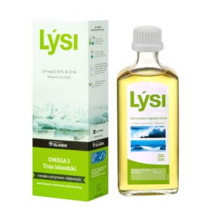 TRAN ISLANDZKI MSC OMEGA-3 (1080 mg) O SMAKU CYTRYNOWO - MIĘTOWYM 240 ml - LYSI (1 szt.)
