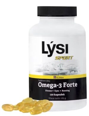 OMEGA-3 FORTE 120 KAPSUŁEK - LYSI SPORT (1 szt.)
