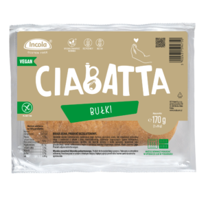 BUŁKI CIABATTA BEZGLUTENOWE (2 szt.) 170 g - INCOLA (3 szt.)