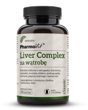 KAPSUŁKI NA WSPARCIE WĄTROBY LIVER COMPLEX 90 szt. - PHARMOVIT (CLASSIC) (1 szt.)
