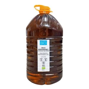 OLEJ RZEPAKOWY TŁOCZONY NA ZIMNO OMEGA-3 NIERAFINOWANY BIO 10 L - HORECA (BIO PLANET) (1 szt.)