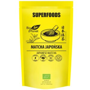 HERBATA ZIELONA MATCHA JAPOŃSKA BIO 100 g - BIO PLANET SUPERFOODS (1 szt.)