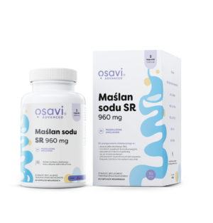MAŚLAN SODU (960 mg) BEZGLUTENOWY 60 KAPSUŁEK - OSAVI (1 szt.)