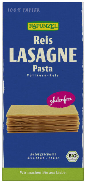 MAKARON (RYŻOWY RAZOWY) LASAGNE BEZGLUTENOWY BIO 250 g - RAPUNZEL (2 szt.)