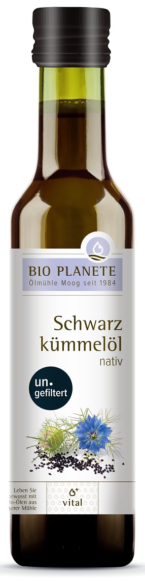 OLEJ Z CZARNUSZKI NIEFILTROWANY TŁOCZONY NA ZIMNO BIO 250 ml - BIO PLANETE (1 szt.)