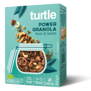 GRANOLA ORZECHY - NASIONA BEZGLUTENOWA BIO 350 g - TURTLE (1 szt.)