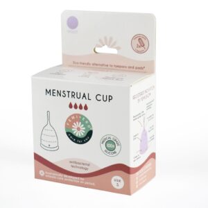 KUBECZEK MENSTRUACYJNY FIOLETOWY ROZMIAR S - FEMI.EKO (1 szt.)
