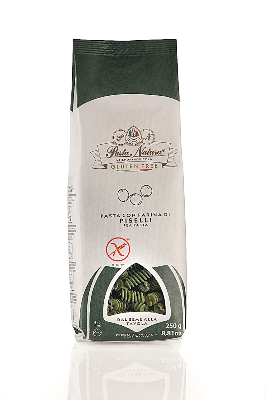 MAKARON PROTEINOWY (Z GROSZKU ZIELONEGO) ŚWIDERKI BEZGLUTENOWY 250 g - PASTA NATURA (4 szt.)