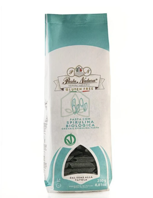 MAKARON (RYŻOWY RAZOWY ZE SPIRULINĄ) PENNE BEZGLUTENOWY BIO 250 g - PASTA NATURA (3 szt.)