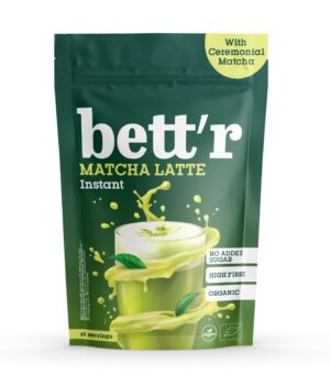 MATCHA LATTE BEZ DODATKU CUKRÓW BIO 200 g - BETT'R (2 szt.)