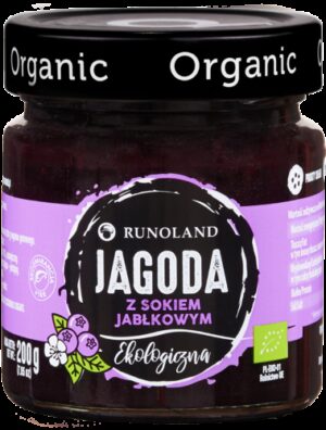 SŁODKA PRZEKĄSKA JAGODA BIO 200 g - RUNOLAND (2 szt.)