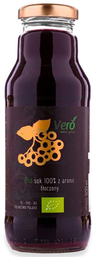 SOK Z ARONII NFC BIO 300 ml - VERO (3 szt.)