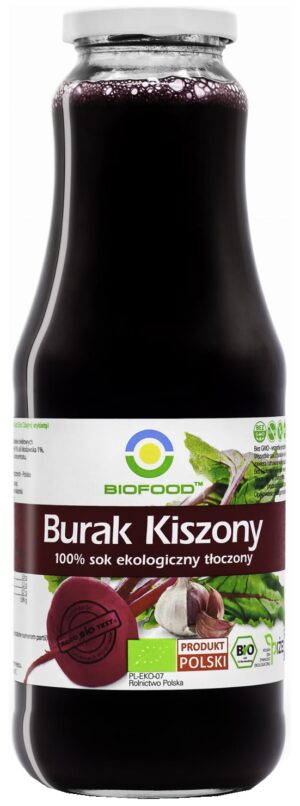 SOK Z BURAKA KISZONEGO NFC BEZGLUTENOWY BIO 1 L - BIOFOOD (2 szt.)