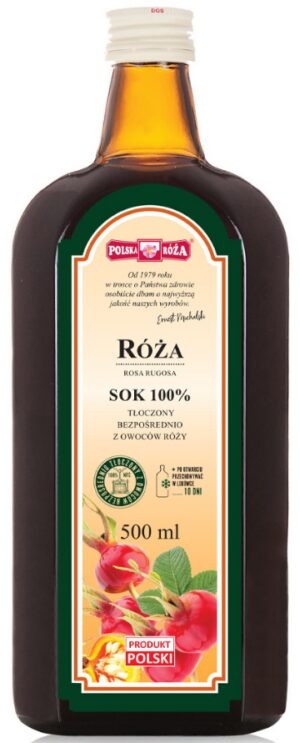 SOK Z RÓŻY NFC 500 ml - POLSKA RÓŻA (1 szt.)