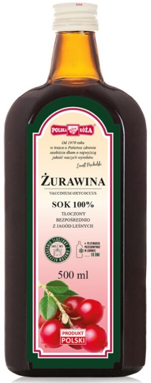 SOK Z ŻURAWINY NFC 500 ml - POLSKA RÓŻA (1 szt.)