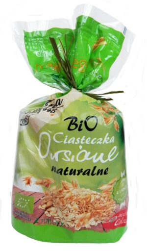 CIASTKA OWSIANE NATURALNE BEZ DODATKU CUKRÓW BIO 150 g - BIO ANIA (3 szt.)