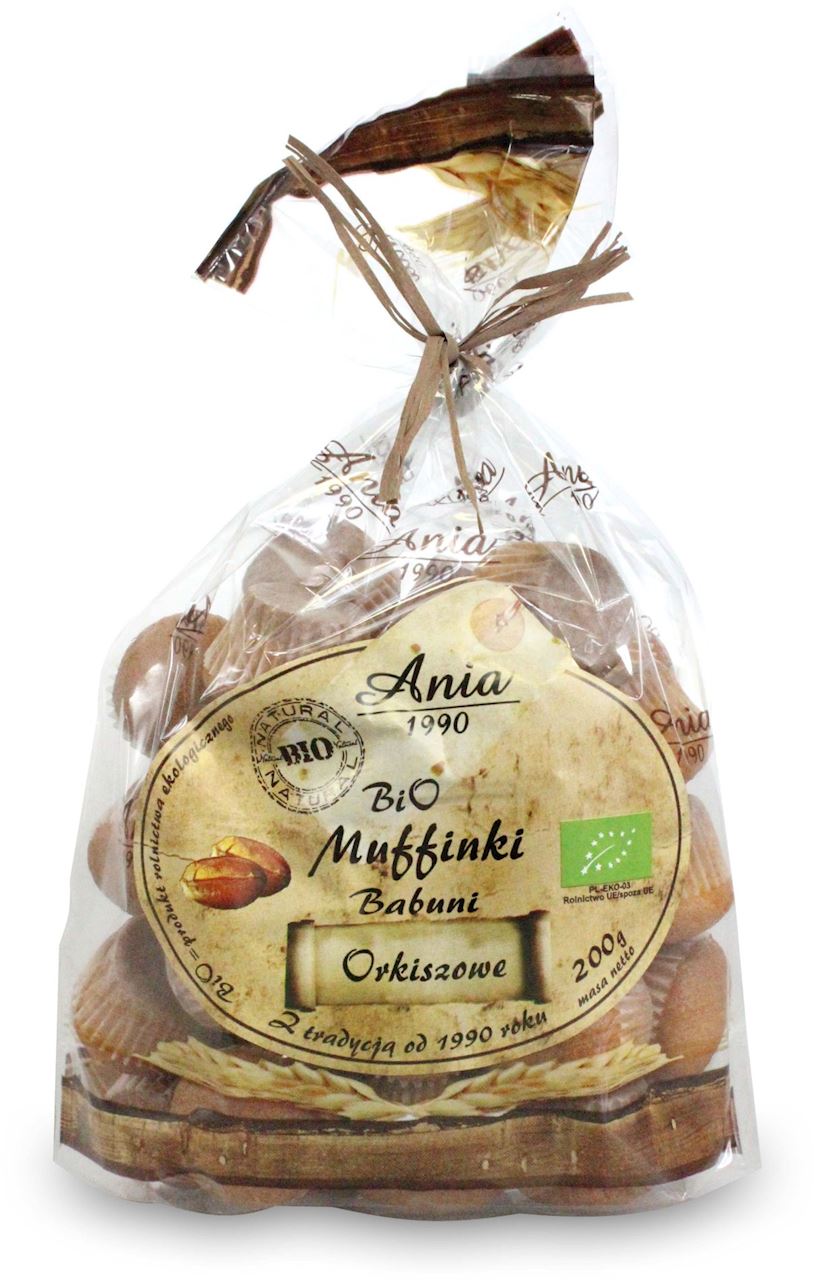 MUFFINKI BABUNI ORKISZOWE BIO 200 g - BIO ANIA (2 szt.)