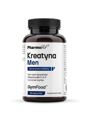 KREATYNA MEN BEZGLUTENOWA 125 KAPSUŁEK - PHARMOVIT (GYM FOOD) (1 szt.)