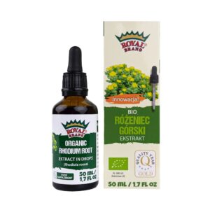 EKSTRAKT Z RÓŻEŃCA GÓRSKIEGO W KROPLACH BIO 50 ml - ROYAL BRAND (1 szt.)